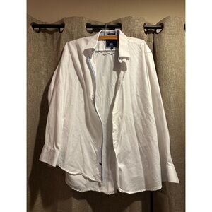 LIKE NEW Men's Report Collection White Dress Shirt